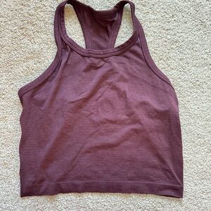 Lululemon High Neck Cropped Tank